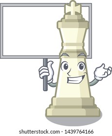 Bring board chess king isolated in the character