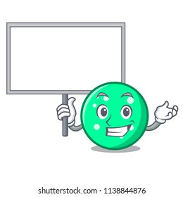 Bring board circle character cartoon style