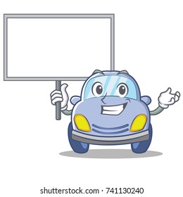 Bring board cute car character cartoon