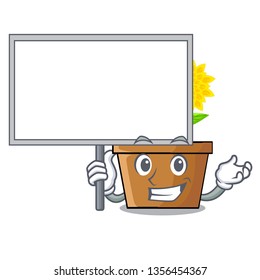 Bring board dahlia flower in the cartoon shape