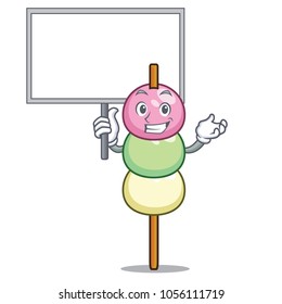 Bring board dango character cartoon style