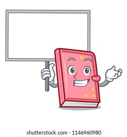 Bring board diary character cartoon style
