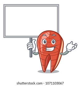 Bring board fish slice character cartoon