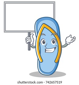Bring board flip flops character cartoon