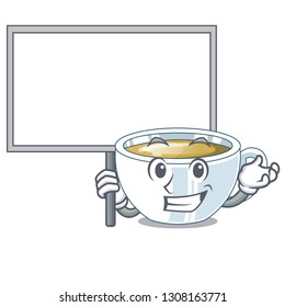 Bring board ginger tea in a glass mascot