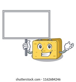 Bring board gouda cheese character cartoon