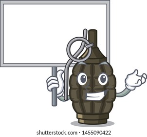 Bring board grenade isolated with on the character