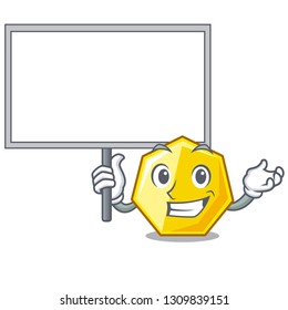 Bring board heptagon in the a cartoon shape
