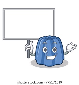 Bring board jelly character cartoon style