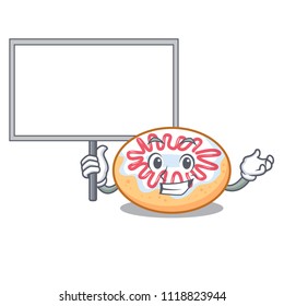 Bring board jelly donut character cartoon