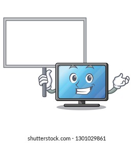 Bring board lcd tv cartoon in living room