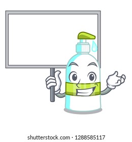 Bring board liquid soap in the character bottles