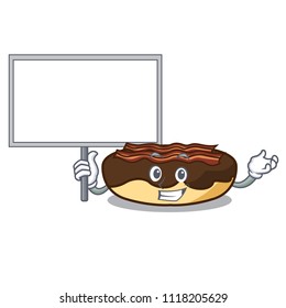 Bring board maple bacon bar character cartoon