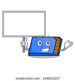 Bring board memory card character cartoon