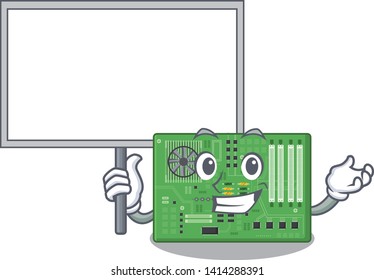 Bring board motherboard isolated with in the characater