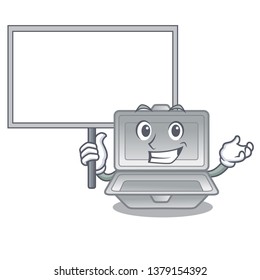 Bring board open styrofoam in the cartoon shape