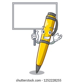 Bring board Pen shape that on a cartoon