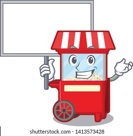 Bring board popcorn machine character