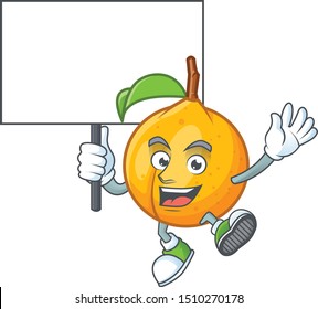 Bring board seeds nutmeg with cartoon character style