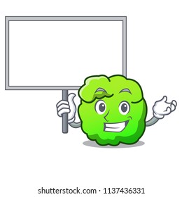 Bring board shrub character cartoon style