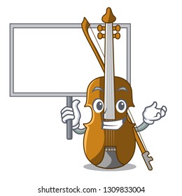 Bring board violin in the a character shape