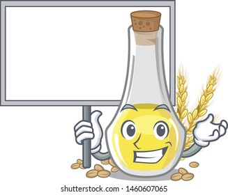 Bring board wheat germ oil with isolated character