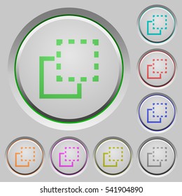 Bring to front color icons on sunk push buttons
