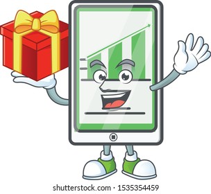 Bring gift up chart vertical tablet for progress