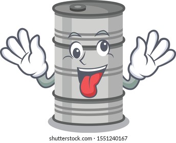 bring gift oil drum in the cartoon shape