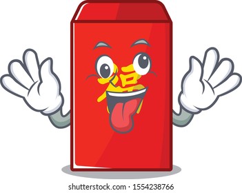 bring gift red envelope cartoon in the mascot
