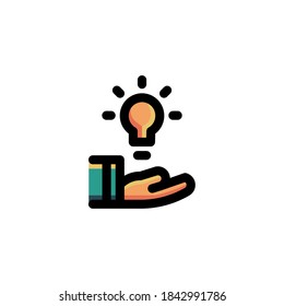 Bring Idea Icon. Business Icon Set Vector Logo Symbol.
