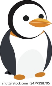 ¡Trae alegría a tus proyectos con esta adorable ilustración de pingüino! Con un diseño lindo y minimalista, este pingüino es perfecto para presentaciones, redes sociales y más. ¡Haz que tu trabajo destaque!