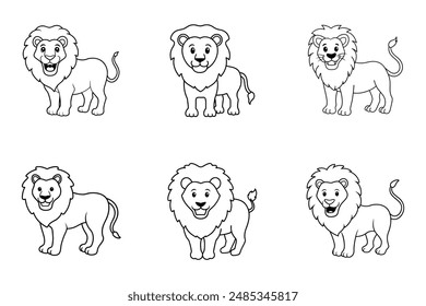 Bring the majesty and joy of the savannah to your projects with our "Lion in Africa Smiles" graphics design file. This digital product features a stunning illustration of a smiling lion set against th