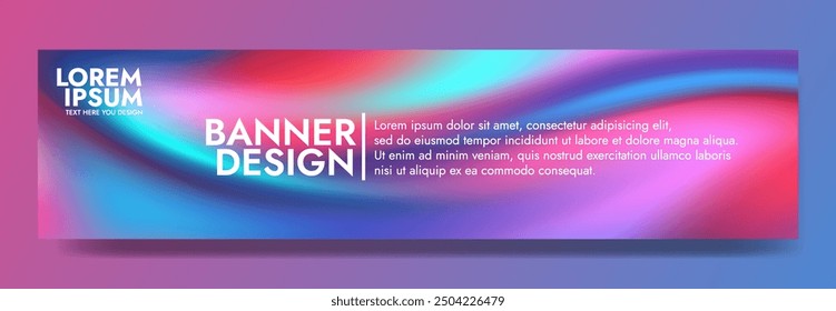Bring a modern edge to your designs with this abstract mesh blur banner template. Perfect for creating visually stunning ads and social media content
