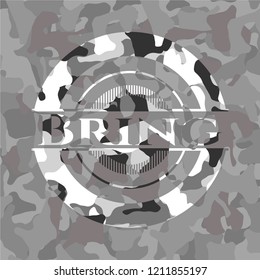 Bring on grey camo pattern