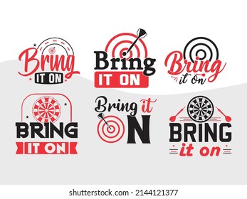 Bring It On Printable Vector Illustration