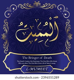 The Bringer of Death. The Death Creator, the Destroyer, The One Who Kills those
Who are alive. The One Who Gives Life and Takes It away.