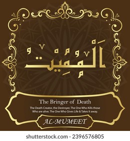 The Bringer of Death. The Death Creator, the Destroyer, The One Who Kills those
Who are alive. The One Who Gives Life and Takes It away.