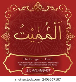 The Bringer of Death.
The Death Creator, the Destroyer, The One Who Kills those
Who are alive. The One Who Gives Life and Takes It away.