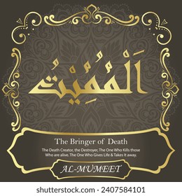 The Bringer of Death.
The Death Creator, the Destroyer, The One Who Kills those
Who are alive. The One Who Gives Life and Takes It away.