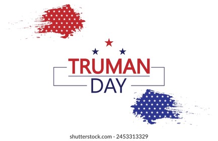 Bringing Truman Day to Life with Creative Text Illustration Design