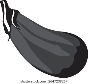 Brinjal Art Design showcases a creative and visually appealing illustration of a brinjal (eggplant), ideal for vegetable-themed projects, healthy food campaigns, or organic product branding.