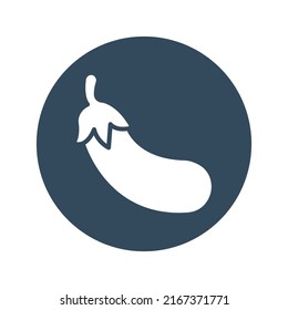 Brinjal Isolated Vector icon which can easily modify or edit


