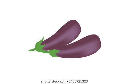 Brinjal Vector Design And Illustration.