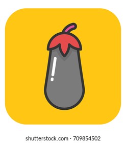 Brinjal Vector Icon