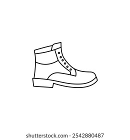 Brisk boots icon. filled and line stroke icons