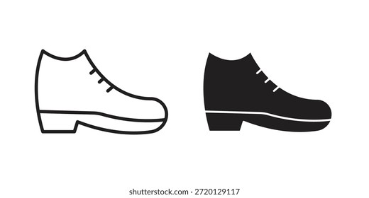 brisk boots icon illustration, thin line vector, web design sign,