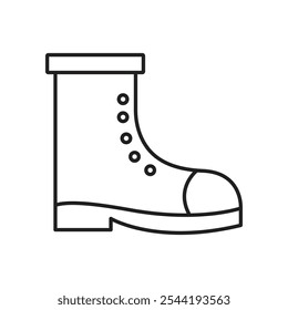 Brisk boots icon. isolated vector icon.