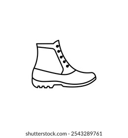 Brisk boots icon symbol collection on white background.