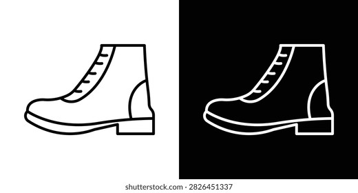 brisk boots icon vector for app web use.